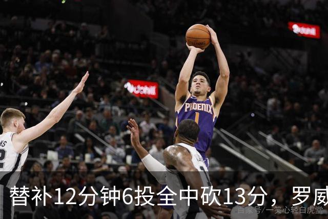 替补12分钟6投全中砍13分，罗威半场打疯了