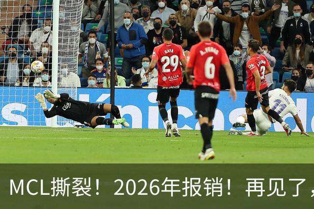 MCL撕裂！2026年报销！再见了，DPOY
